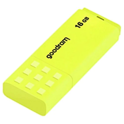 USB-флешка GOODRAM 16GB UME2 USB 2.0 Yellow (UME2-0160Y0R11): Обсяг пам'яті 16 GB
