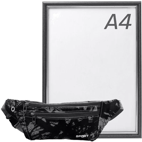 Чоловіча поясна сумка Valiria Fashion чорна (4DETBP3258-2-9): Матеріал Текстиль