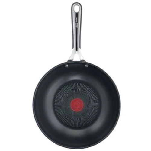 Сковорода Tefal Jamie Oliver Kitchen Essential ВОК 28 см (E3141974): Дополнительно Термодатчик, Ручка с отверстием для подвешивания