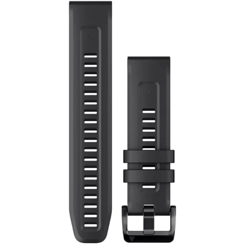 Ремінець Garmin QuickFit 22 Watch Bands Black Silicone (010-13111-00)