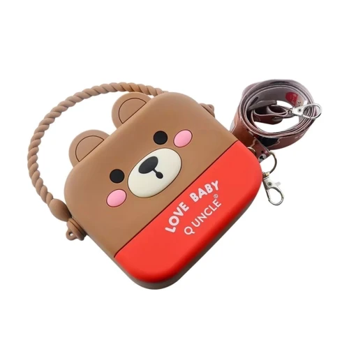 Сумка PRC на плечо Bear Love 12x14x4 red: Пол Девочка