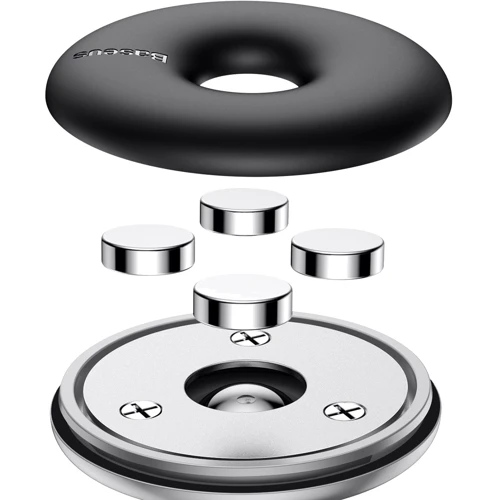 Держатель Baseus Car Holder Magnetic Star Ring Bracket Silver (SUGENT-HQ0S) фото 6