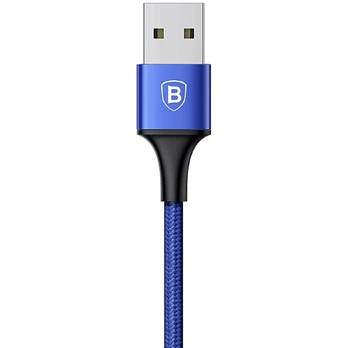Кабель Baseus USB Cable to Lightning/microUSB/USB-C Rapid 1.2m Blue (CAMLT-SU13) фото 4