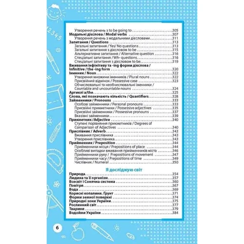 Весь курс початкової школи в таблицях та схемах. 1-4 класи: Кількість сторінок 384