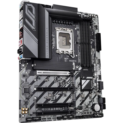 GIGABYTE Z890 UD WIFI6E UA: Разъемы на плате SATA 3.0, M.2, СОМ, USB 2.0, USB 3.2 Gen 1, USB Type-C