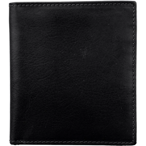 Чоловіче портмоне Smith & Canova чорне (FUL-92410-black): Матеріал Натуральна шкіра