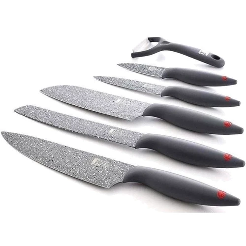 Набор кухонных ножей Bergner Star BG-39325-GY 6 предметjв (00000025206): Наименование Набор кухонных ножей 6 пр.