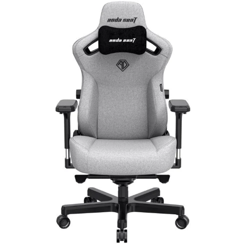 Кресло игровое Anda Seat Kaiser 3 Size XL Grey Fabric фото 1