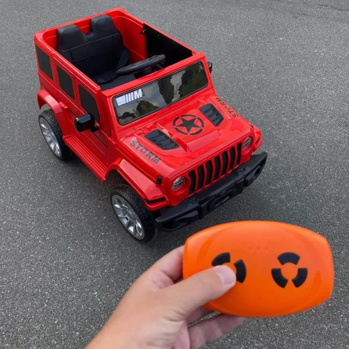 Электромобиль Kidsauto Jeep 4х4 Style красный: Материал корпуса пластик