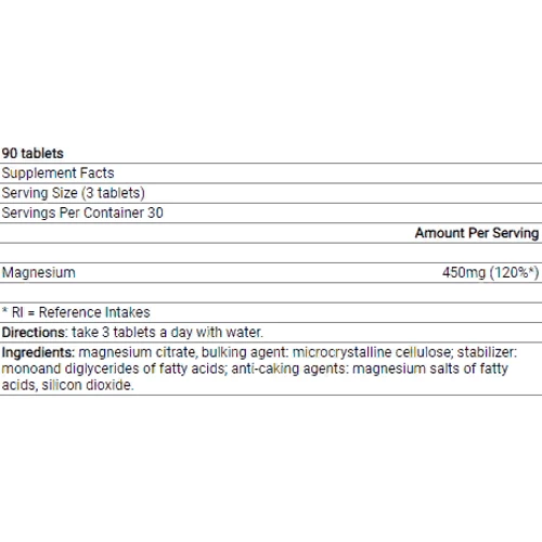 Yamamoto Nutrition Magnesium Citrate 90 Caplets: Стать унісекс