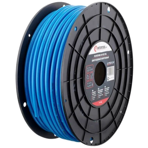 Шланг прямой полиуретановый Intertool PT-1756 6.5*10мм, 50м: Давление, бар 15