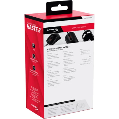 Мишка HyperX Pulsefire Haste 2 USB Black (6N0A7AA) фото 10