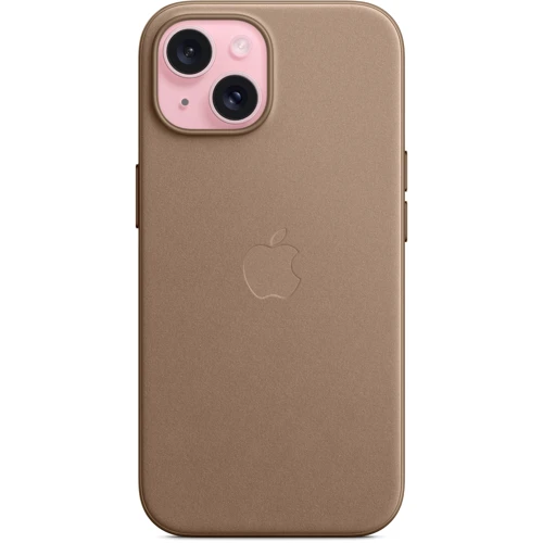 Чохол для iPhone Apple iPhone 15 FineWoven Case with MagSafe - Taupe (MT3C3ZM/A): Тип чохла накладка на заднюю часть