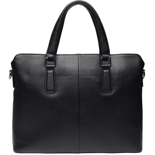 Borsa Leather Bag Black (k19152-1-black) for MacBook 13": Цвет черный (Black)
