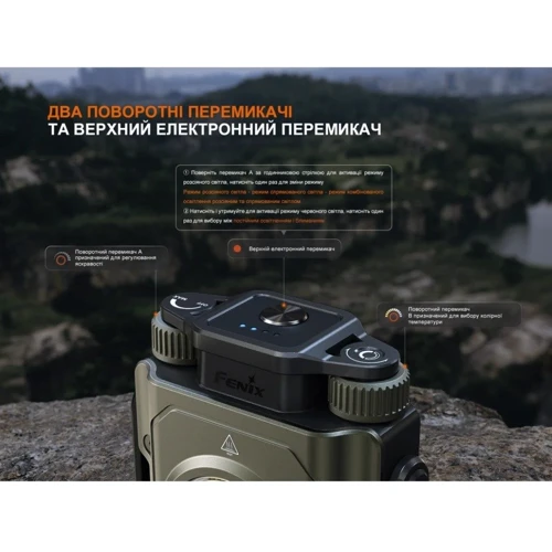 Ліхтар туристичний Fenix CL27R темно-блакитний (CL27R-Blue) фото 16