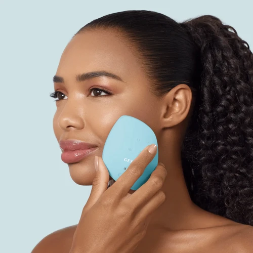 Ультразвукова маска тепло та холод GESKE Sonic Warm&Cool Mask 9в1 turquoise фото 5