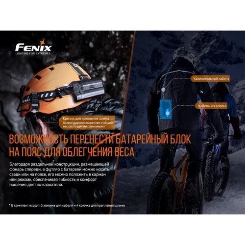 Фонарь туристический Fenix HP30R V2.0 фото 19