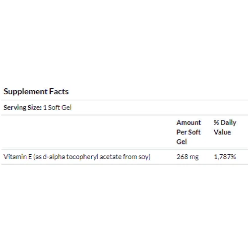 Carlson Labs E-Gems, 268 mg (400 IU), 2 Bottles, 90 Softgels + 44 Soft Gels (CAR-00349): Форма випуску капсули