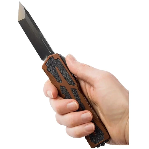 Нож Heretic Colossus Tanto Black Blade root beer (988.00.06): Тип ножа Выкидной