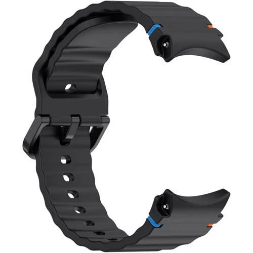 BeCover Strap Ribbed Tape Black for Samsung Galaxy Watch (20mm) 4 40mm-44mm/5 40-44mm/6 40-44mm/7 40-44mm (712037): Тип Ремешок