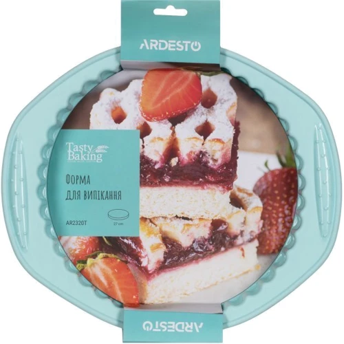 Форма для запекания Ardesto Tasty baking 27 см силикон (AR2320T): Диапазон температур, °C до +180 ℃