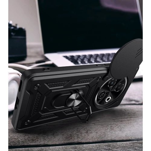 Чохол для телефона BeCover Military Black for Tecno Spark 30C 4G (713074): Матеріал TPU (термополиуретан) и пластик