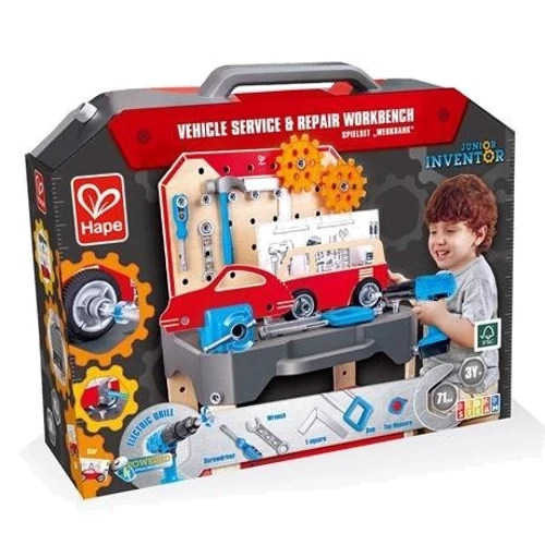 Игрушечный верстак Hape Автомастерская (E3036): Производитель HAPE