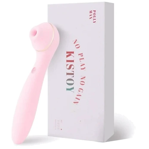 Вакуумный стимулятор KisToy Polly Max Pink