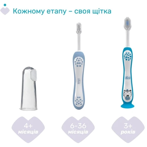 Дорожный набор Chicco: зубная щетка + зубная паста 50 мл голубой (12098.00): Объем, мл 50