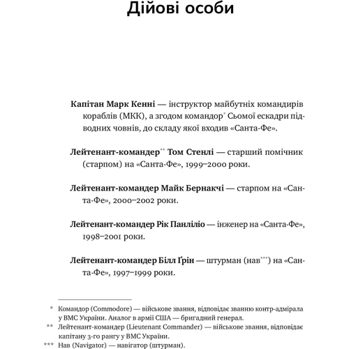 Девід Марквет: Розверніть корабель. Уроки менеджменту від капітана підводного човни: ISBN 978-617-7863-53-2