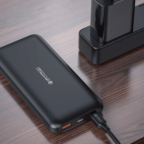 Внешний аккумулятор Wekome Power Bank 20000mAh Gifo PD 20W+QC 3.0 Black (WP-189): Встроенный кабель нет