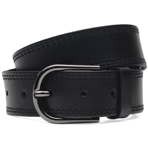Жіночий ремінь Borsa Leather чорний (CV1W47)