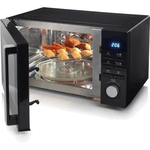 Микроволновая печь Hisense H25MOBS1HC: Внутреннее покрытие камеры Нержавеющая сталь