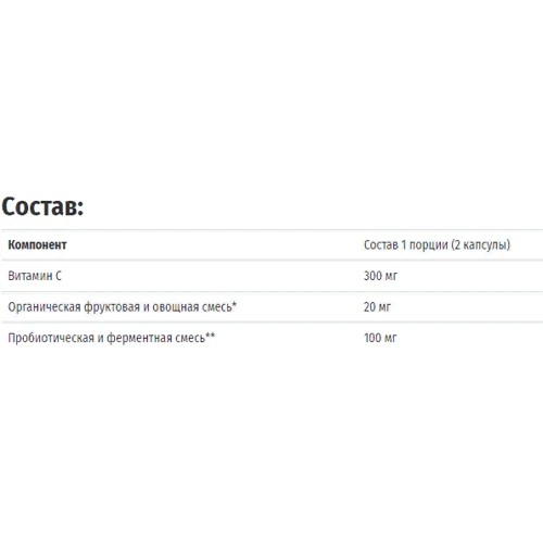 Garden of Life Vitamin Code, RAW Vitamin C, 60 Vegan Capsules (GOL-11381): Пол Унисекс