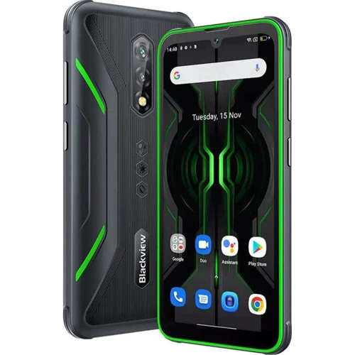 Смартфон Blackview BV5200 Pro 4/64GB Navy Green: Дисплей 6.1" IPS LCD (720x1560) / 282 ppi