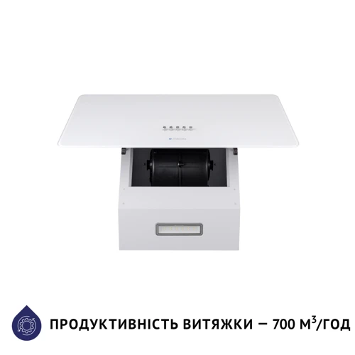 Вытяжка Minola HDN 5224 WH 700 LED: Материал корпуса нержавеющая cталь, cтекло