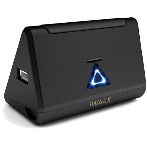 Зовнішній акумулятор iWALK Power Bank Link 5200mA Lightning Docking Black: Кількість USB 1