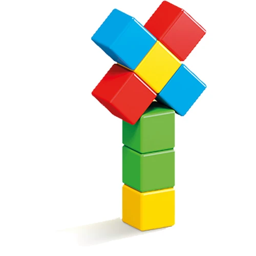 Geomag MAGICUBE Pre-school 8 кубиков | Магнитные кубики: Рекомендуемый возраст от 1 года