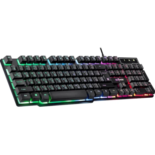 Клавиатура Defender Mayhem GK-360DL UA RGB 19 Anti-Ghost (45362): Подключение проводное
