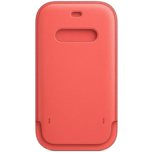 Чехол для iPhone Apple Leather Sleeve Case Pink Citrus (MHYA3) for iPhone 12/iPhone 12 Pro