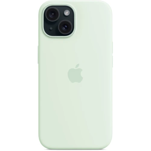 Чехол для iPhone Apple iPhone 15 Silicone Case with MagSafe - Soft Mint (MWNC3ZM/A): Тип аксессуара чехол