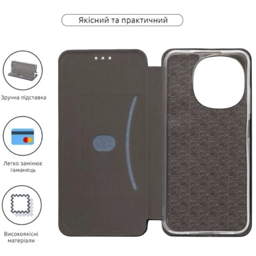 Чохол для телефона ArmorStandard G-Case Black для Tecno Spark Go 1 (KL4) (ARM81226): Тип чехол-книжка