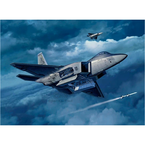 Збірна модель-копія Revell Літак Lockheed Martin F-22A Raptor Рівень 4 (RVL-63858) фото 8