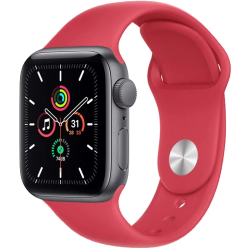 Аксессуар для Watch Apple Sport Band PRODUCT Red (MKUD3) for Apple Watch 38/40/41mm: Совместимость Apple Watch 40mm, Apple Watch 38mm, Apple Watch 41mm