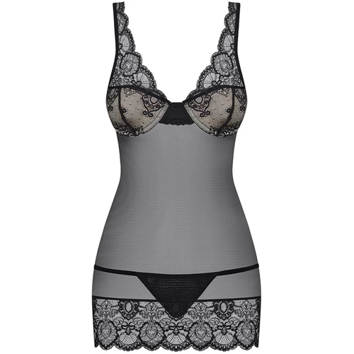 Комплект Obsessive 853-CHE-1 chemise, L/XL