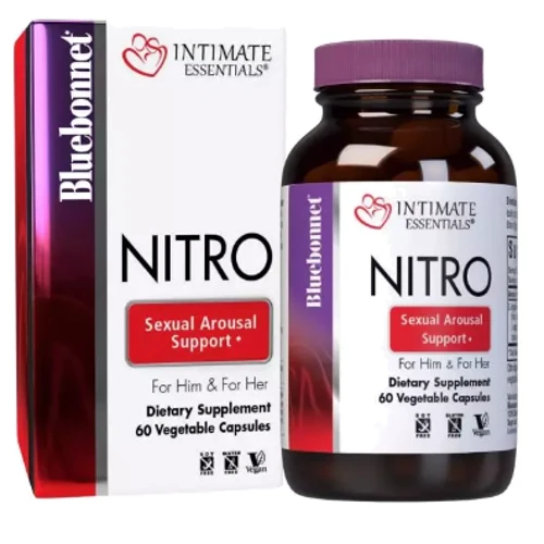Bluebonnet Nutrition Intimate Essenitals Nitro Підтримка сексуального збудження 60 вегетаріанських капсул