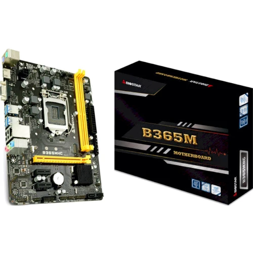 BIOSTAR B365MHC: Оперативна пам'ять 2xDDR4 2666 МГц, до 32 ГБ