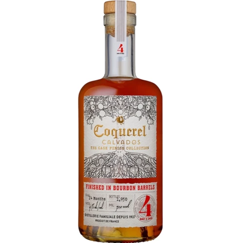 Кальвадос Coquerel Bourbon Finish 4 года 41 % 0.7 л (WHS3559621807316)