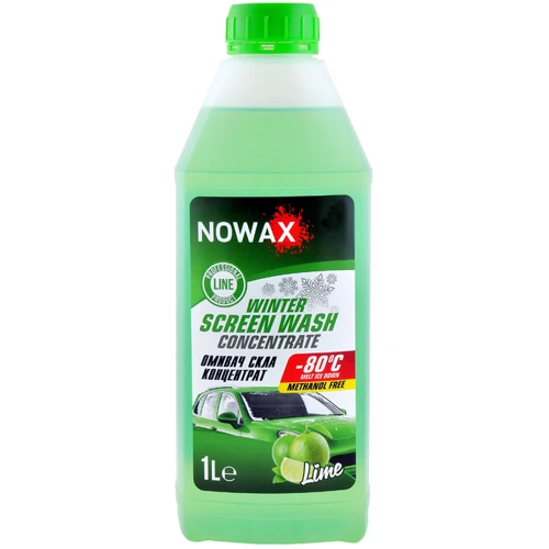 Зимний омыватель стекла NOWAX концентрат Lime -80 , 1L (NX01170): undefined undefined