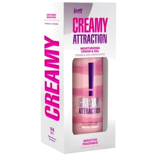 Зволожуючий крем-гель 2в1 Intt Creamy Attraction Seduction 100 мл з афродизіаком, унісекс